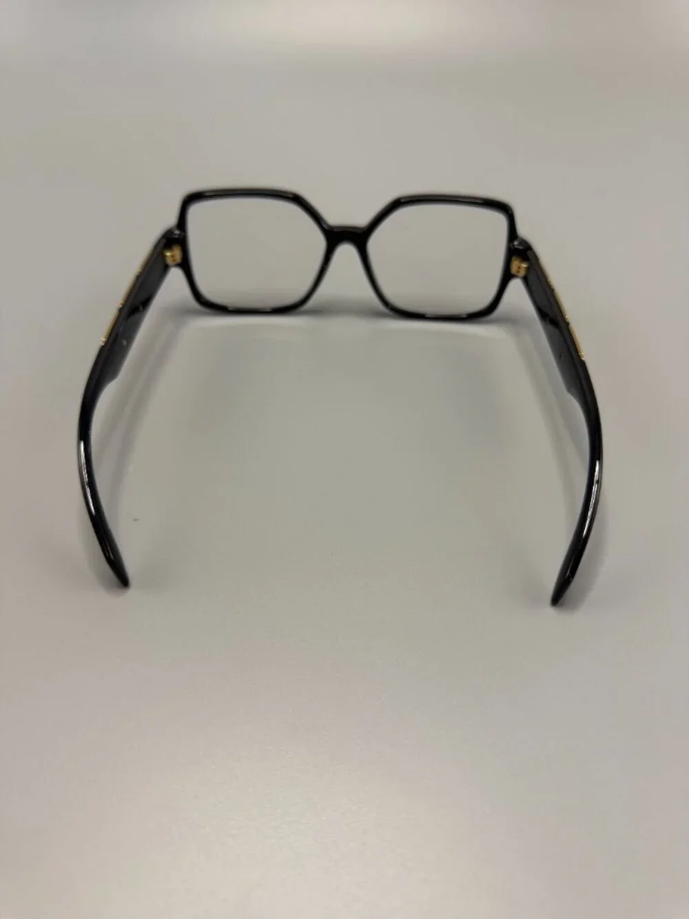 Versace VE3337 GB1 Black Gold Eyeglass Frames 53-15-140 New Demo